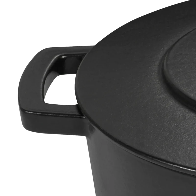 Limited Edition – The Original Braadpan - Gerecyclede Treinrails Ø 28 cm Zwart hover image