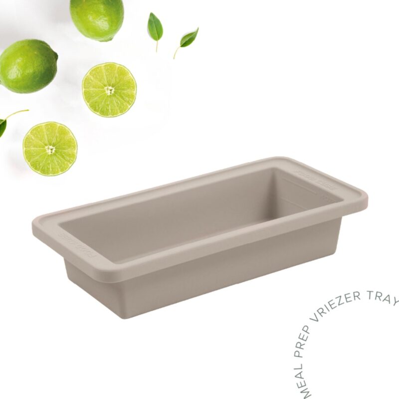 Food Cube - Meal prep bakje - Diepvriesbakje 1000 ML Sand