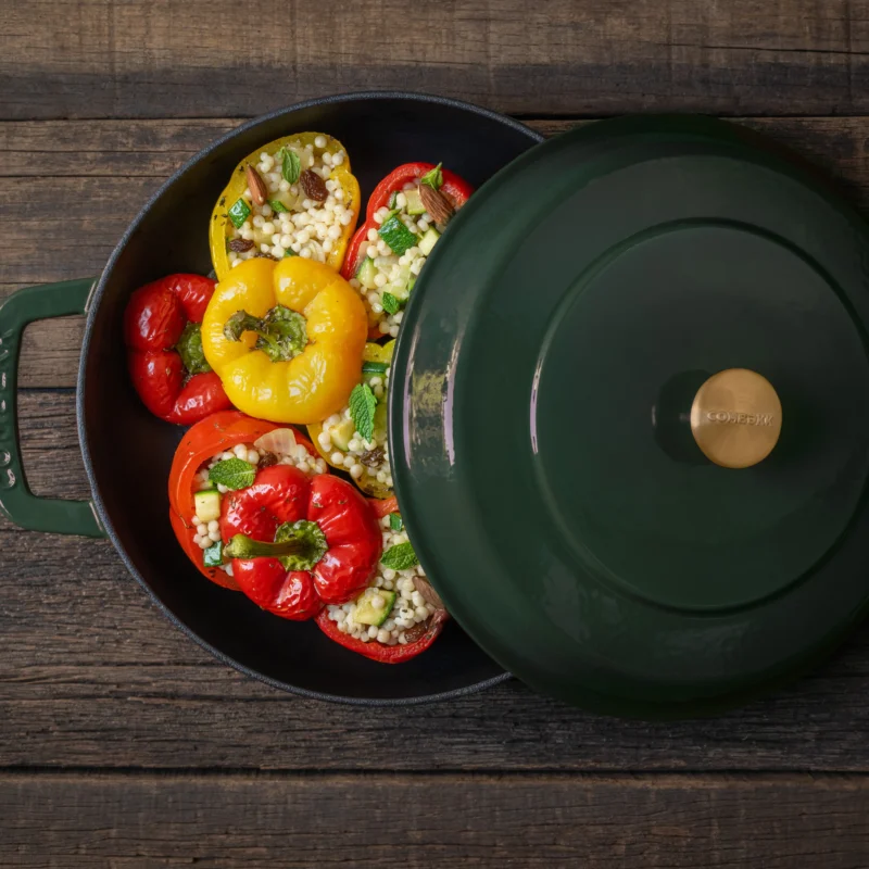 Gietijzeren Braiser Ø 28 cm Holly Green hover image