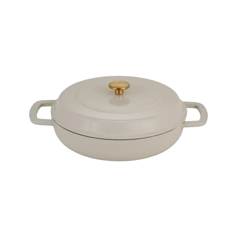 Gietijzeren Braiser Ø 28 cm Sand