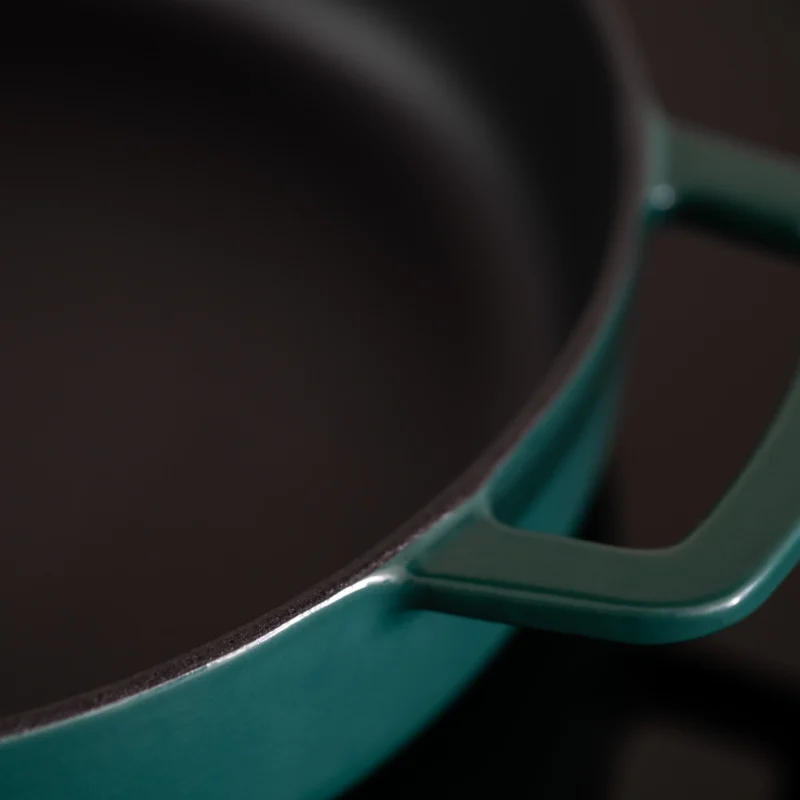 Gietijzeren Skillet / Koekenpan Met 2 Handvatten Ø 28 cm Holly Green<br> hover image