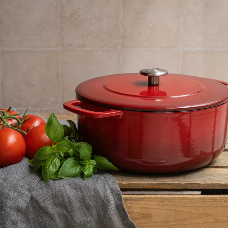 Gietijzeren Braadpan Ø 24 cm Cherry hover image