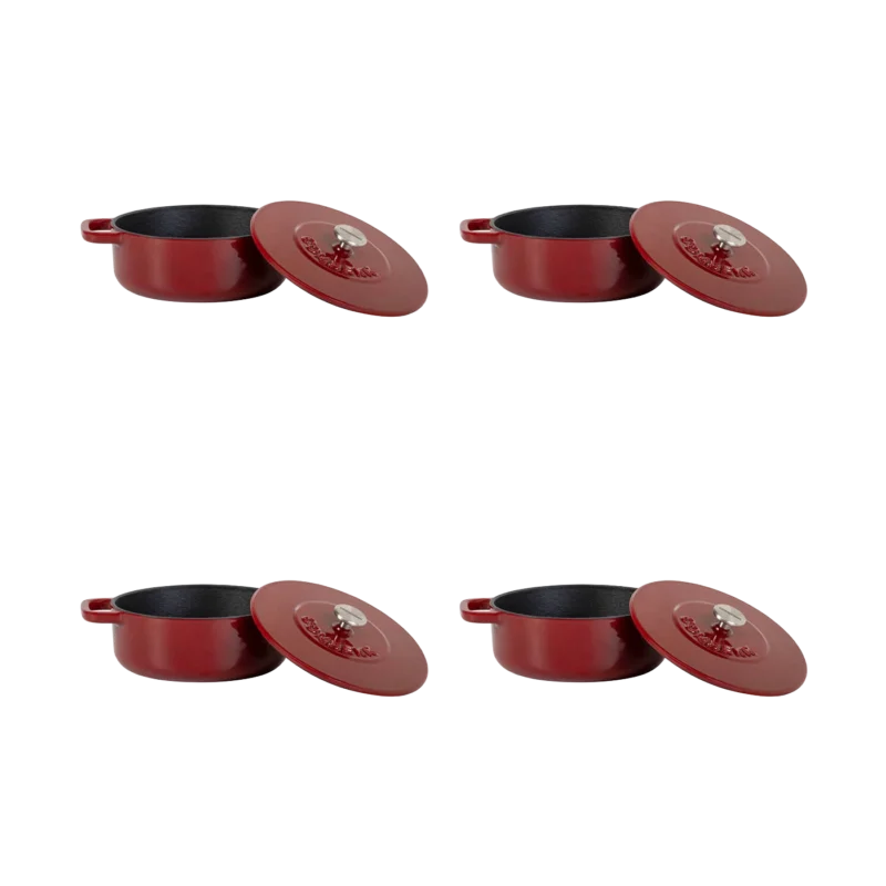 Mini braadpan Ø12cm set 4-delig Bordeaux hover image