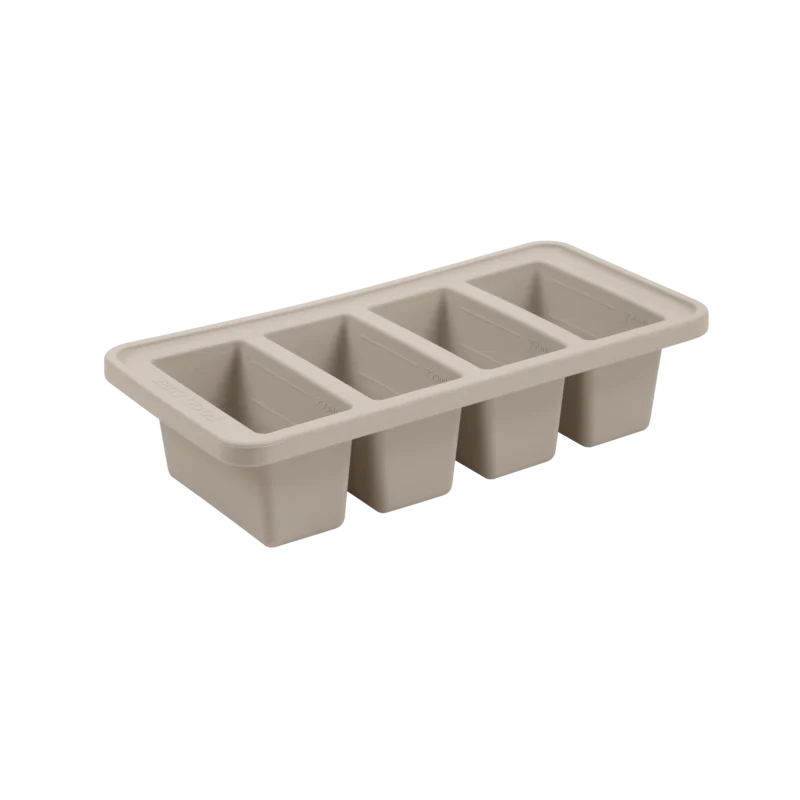 Food Cube Freezer Storage Container 4 x 250 ML Sand