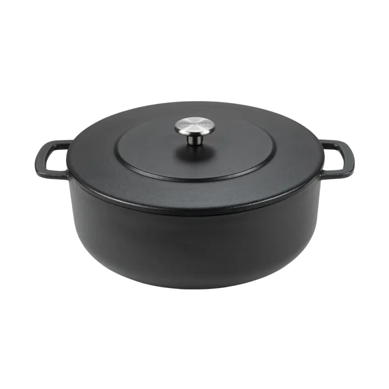 Gietijzeren braadpan Ø 28 cm Zwart