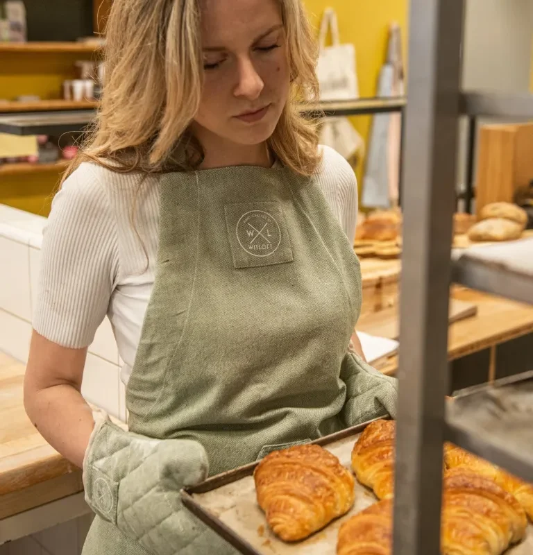 Witloft By Combekk – Ovenwanten set van 2 Gerecycled Katoen Pistache hover image