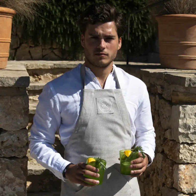 Witloft By Combekk – Gerecycled Katoenen Schort Zand hover image