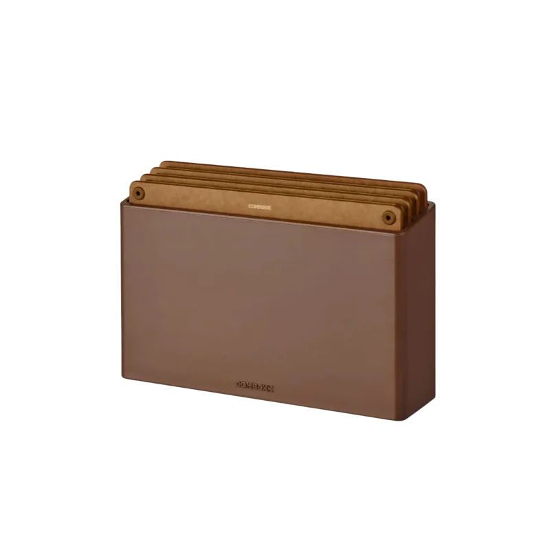 Snijplankenset 4-delig 20x30 cm Bruin